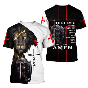 The Devil Saw Me With My Head Down 3D All Over Printed Shirts For Men and Women Pi250501S13