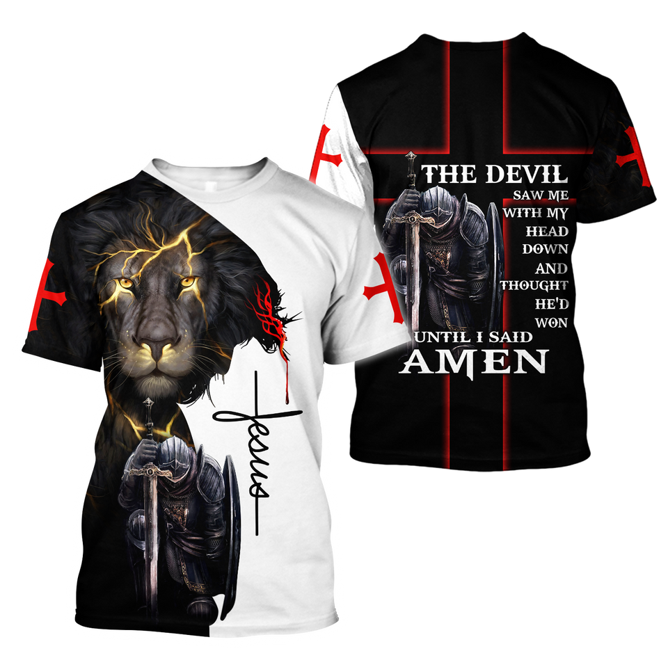 The Devil Saw Me With My Head Down 3D All Over Printed Shirts For Men and Women Pi250501S13