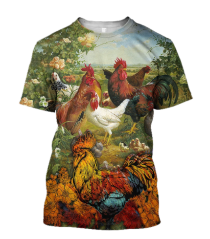 Premium Rooster 3D All Over Printed Unisex 26