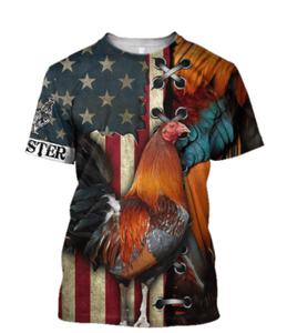 Premium Rooster All Over Printed Unisex 36