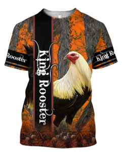 Premium Rooster King Camo All Over Printed Unisex 43