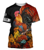 Premium Rooster 3D All Over Printed Unisex 30
