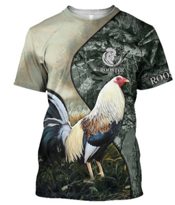 Love Rooster Camo All 3D Over Printed Unisex Hoodie 7