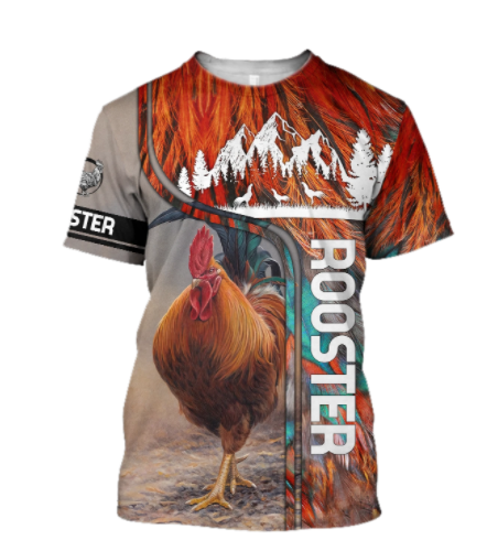 Premium Rooster 3D All Over Printed Unisex 32