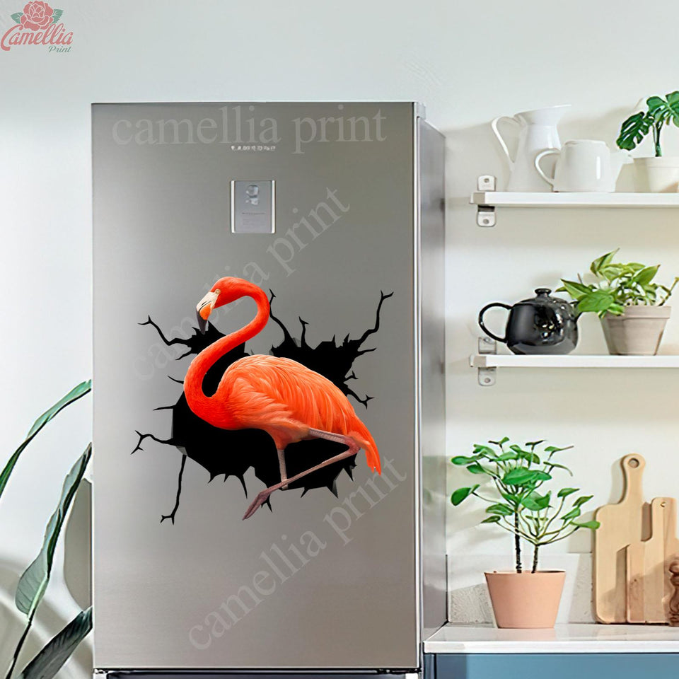 Flamingo Crack Dad Decal Funny Quotes Vinyl Sticker Paper Wedding Gifts