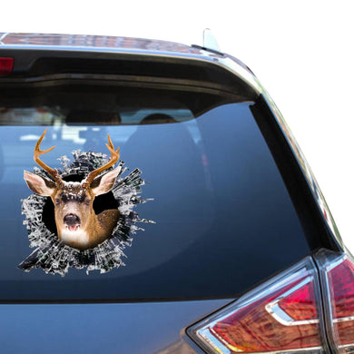 Deer Hunting Car Decal Funny Deer Sticker Love Skateboard Truck Decal For Animal Vynil Bathroom Atickers