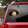 [th0918-snf-ptd]-baseball-car-sticker