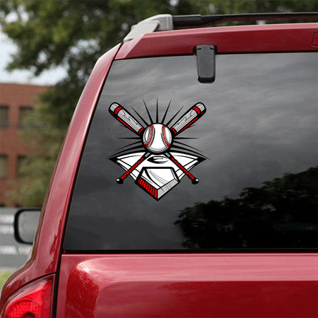 [th0919-snf-ptd]-baseball-car-sticker
