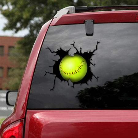 [th0921-snf-ptd]-baseball-car-sticker
