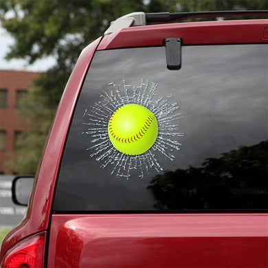 [th0922-snf-ptd]-baseball-car-sticker