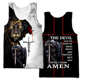 The Devil Saw Me With My Head Down 3D All Over Printed Shirts For Men and Women Pi250501S13