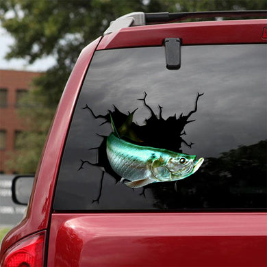 [sk0887-snf-tpa]-tarpon-crack-car-sticker-fishing-lover