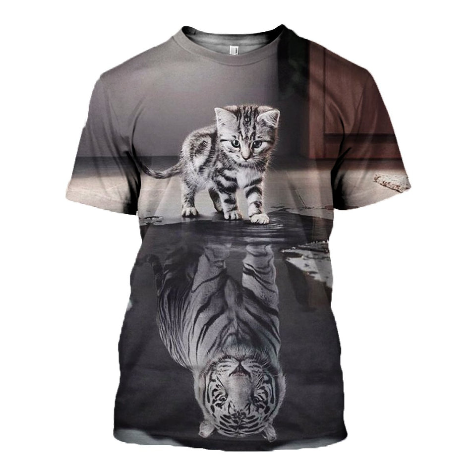3D Printed Dream Of Cat Hoodie T-shirt DT141191