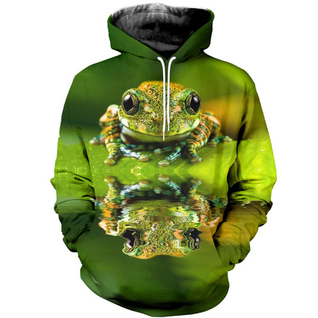 3D Printed Frog Hoodie T-shirt DT141190