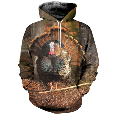 3D Printed Turkey Hoodie T-shirt DT09101990