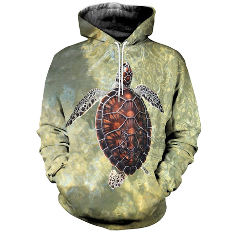 3D Printed Turtle Hoodie T-shirt DT181197