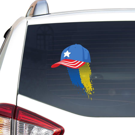 Ukrainian Lover I Stand With Ukraine Essential Car Vinyl Decal Sticker