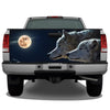 Wolves Moon Night Scene Tailgate Wrap Tailgate Wrap Sticker Decals For Trucks