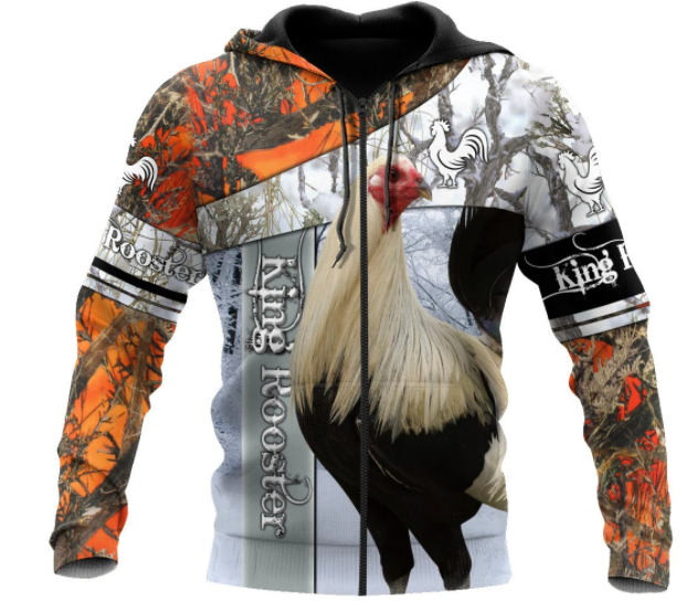 Rooster King Camo II All Over Printed 4