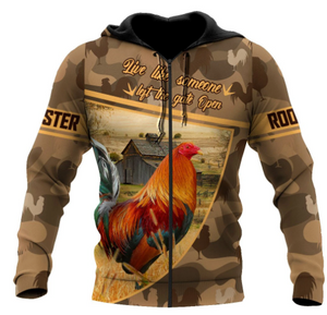 Premium Love Rooster All Over Printed Unisex 40