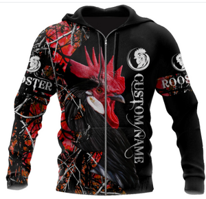 King Rooster Customize 3D All Over Printed Unisex Hoodie 5
