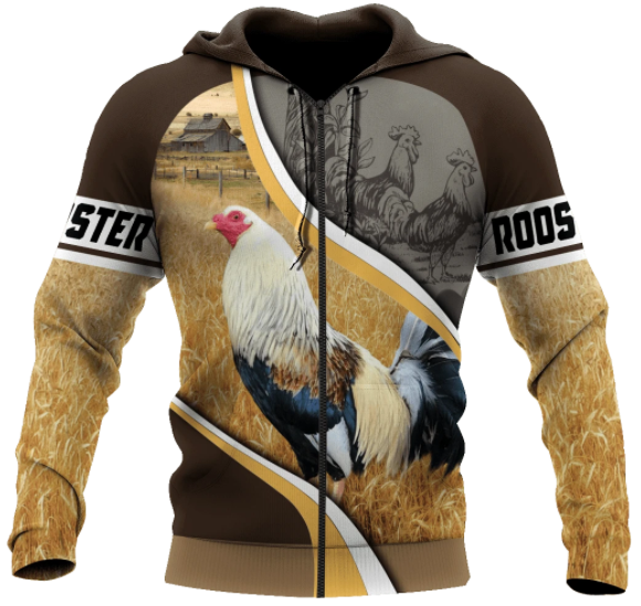 Rooster King Camo All Over Printed