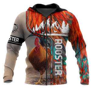 Premium Rooster 3D All Over Printed Unisex 32