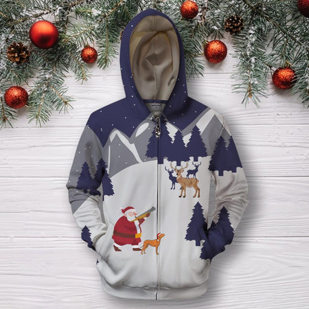 3D All Over Print Hunting Deer Hoodie