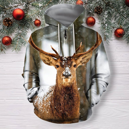 3D All Over Print Deer Winter Shirts