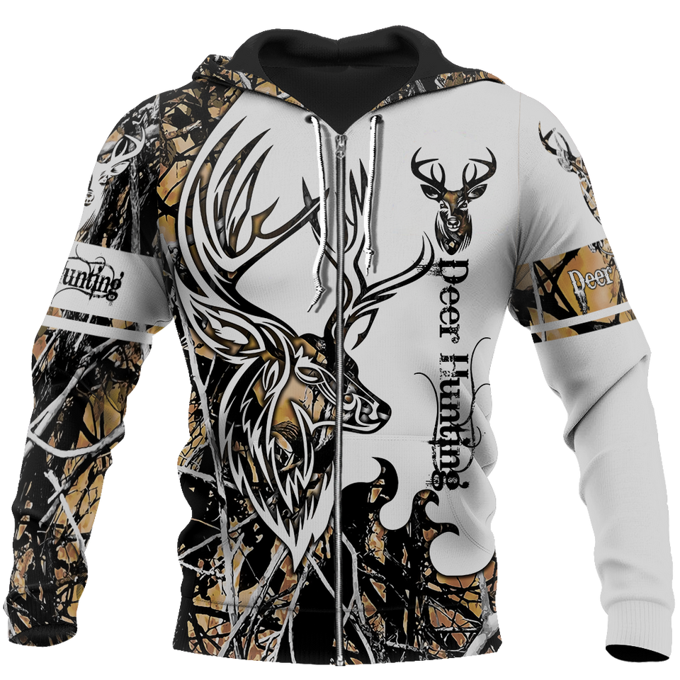 DEER HUNTING OUTSHINE CAMO 3D ALL OVER PRINTED SHIRTS FOR MEN AND WOMEN JJ051205 PL