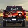 God Jesus Christian American truck Tailgate Decal Sticker Wrap Tailgate Wrap Decals For Trucks