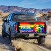 Pride Love Is Lotruck Tailgate Decal Sticker Wrap Tailgate Wrap Decals For Trucks