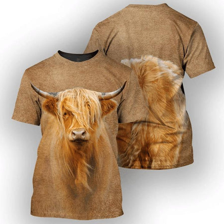 Cow Shirt 3D Cute 3
