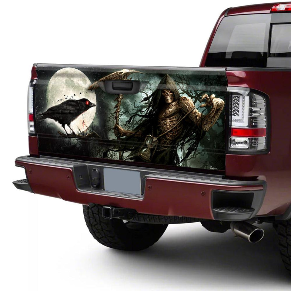 Grim Reaptruck Tailgate Decal Sticker Wrap Tailgate Wrap Decals For Trucks