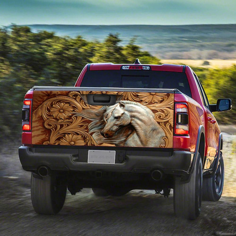 Horse Atruck Tailgate Decal Sticker Wrap Horse Themed Gifts  Tailgate Wrap Decals For Trucks