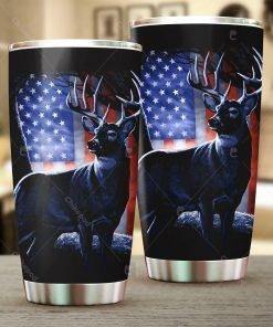American Stainless Steel Tumbler Cup TC1543 - Camellia Print