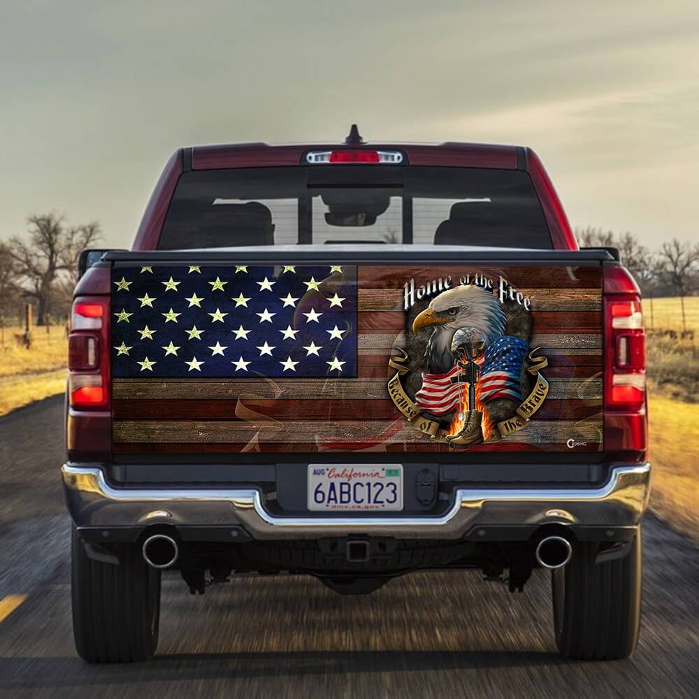 Home Of The Frtruck Tailgate Decal Sticker Wrap Tailgate Wrap Decals For Trucks