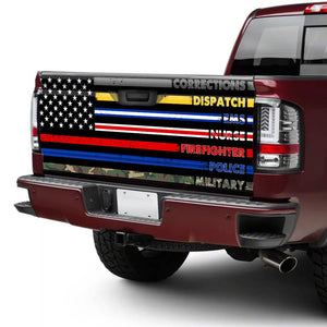 Correction Dispatch Ems Nurse Firefighter Police Militatruck Tailgate Decal Sticker Wrap Tailgate Wrap Decals For Trucks