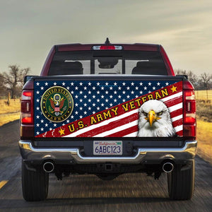 U.s. Army Veterans truck Tailgate Decal Sticker Wrap Tailgate Wrap Decals For Trucks