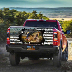 Fishing American truck Tailgate Decal Sticker Wrap Tailgate Wrap Decals For Trucks