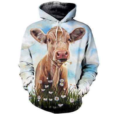 Cow Happy Farm Hoodie 47