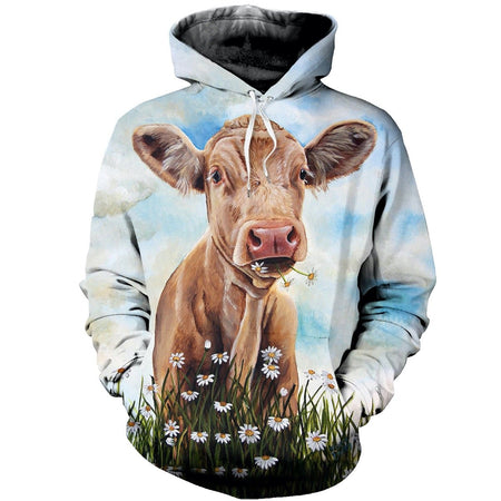 Cow Happy Farm Hoodie 47