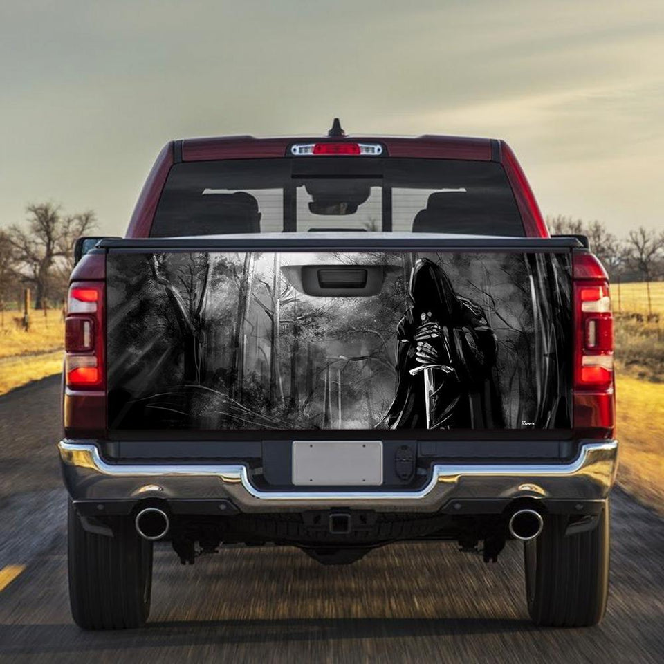 Grim Reaptruck Tailgate Decal Sticker Wrap Tailgate Wrap Decals For Trucks