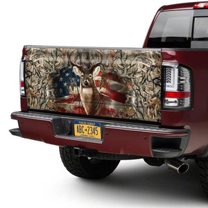 Deer American truck Tailgate Decal Sticker Wrap Tailgate Wrap Decals For Trucks