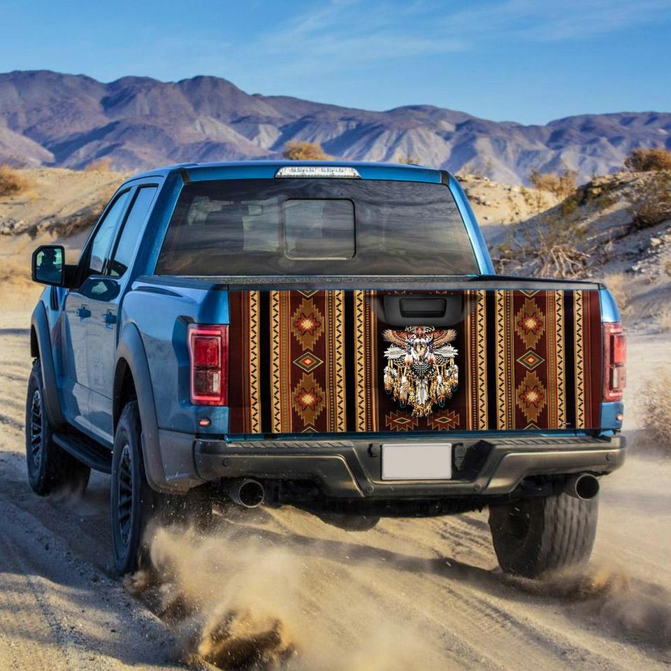 Native American truck Tailgate Decal Sticker Wrap Tailgate Wrap Decals For Trucks