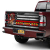 Back The Red Firegighttruck Tailgate Decal Sticker Wrap Tailgate Wrap Decals For Trucks