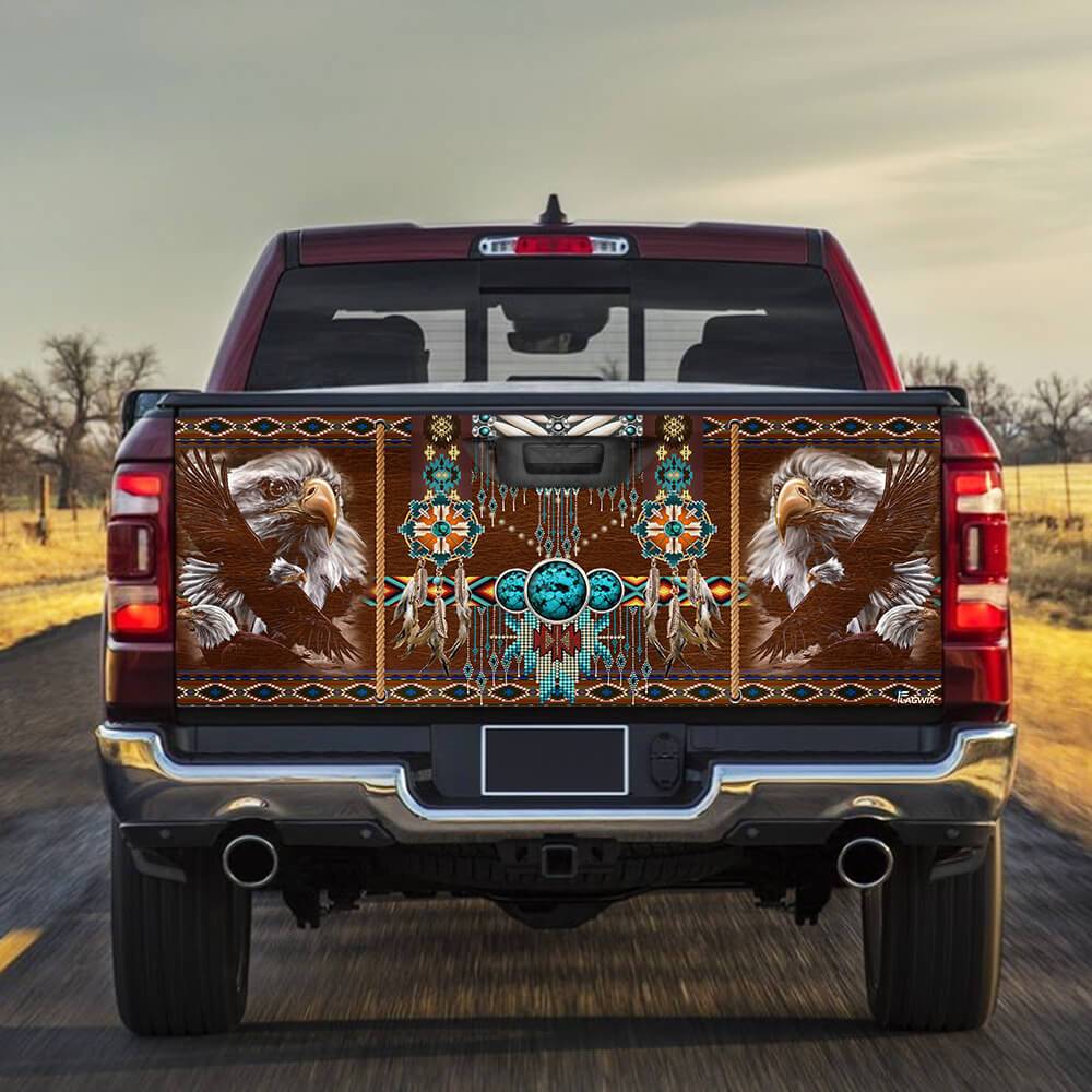 Native American truck Tailgate Decal Sticker Wrap Tailgate Wrap Decals For Trucks