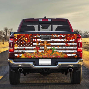 Jesus Christian Happy Thanksgivitruck Tailgate Decal Sticker Wrap Tailgate Wrap Decals For Trucks