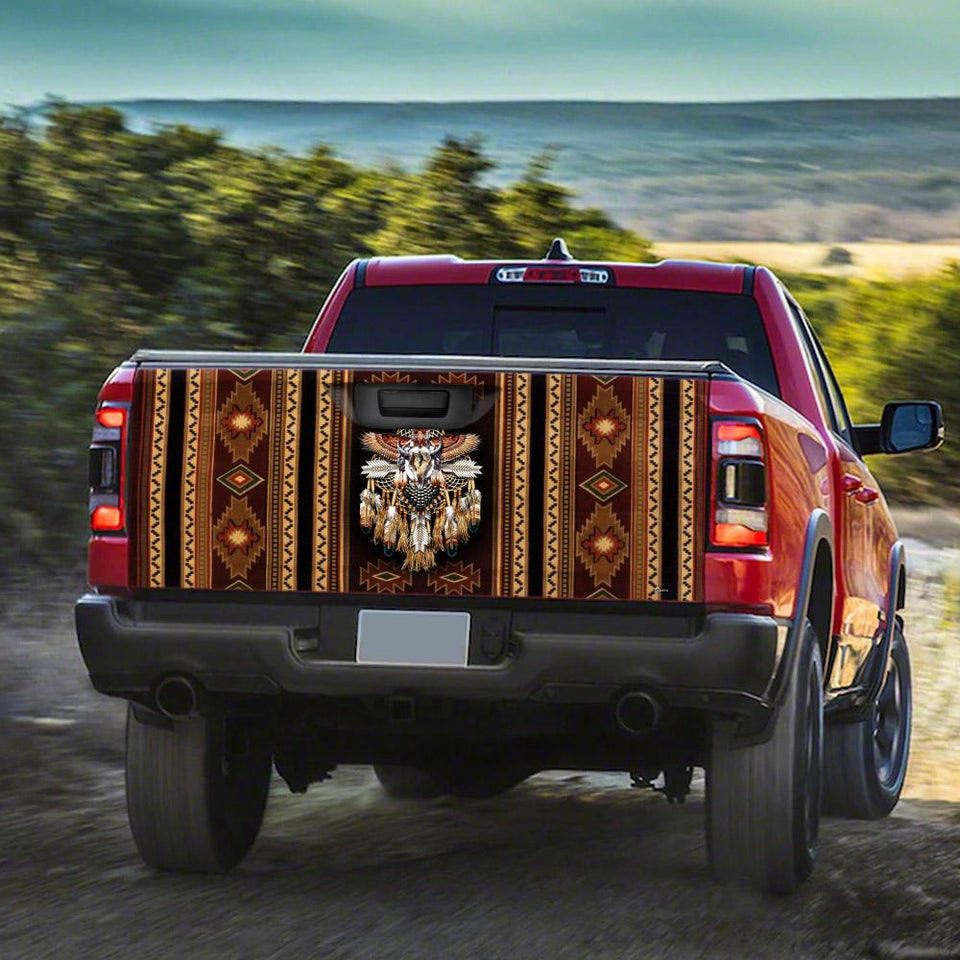 Native American truck Tailgate Decal Sticker Wrap Tailgate Wrap Decals For Trucks
