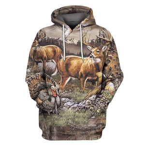 3D All Over Print Deer Hunting Shirt